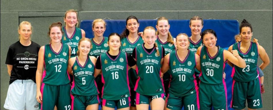 Damenteam des SC Grün-Weiß Paderborn zur Saison 2026-27 in der Oberliga