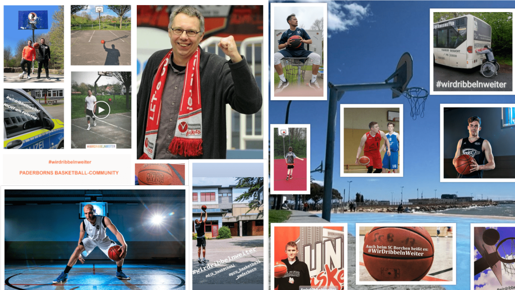 #wirdribbelnweiter - eine Aktion des Fördervereins Pro-Basketball Paderborn