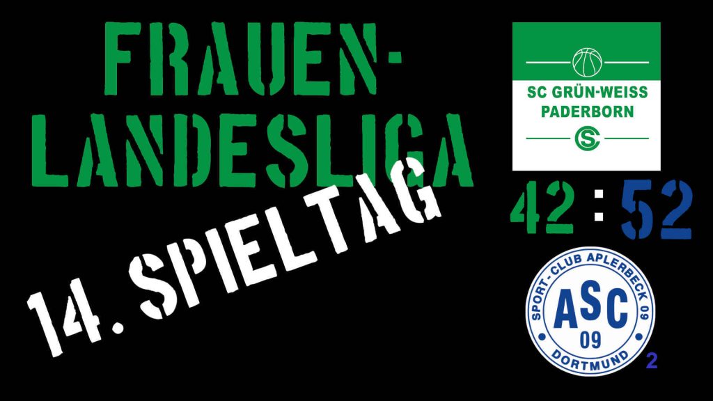 Die Basketballerinnen des SC Grün-Weiß Paderborn verlieren in der Basketball-Landesliga gegen ASC Dortmund 2.